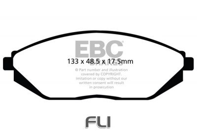 EBC DPX2097 standaard Remblokken