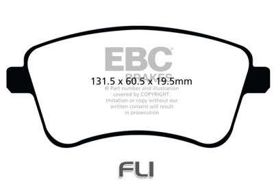 EBC DPX2099 standaard Remblokken