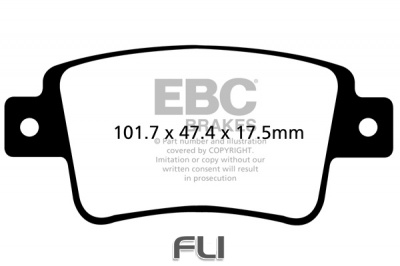 EBC DPX2101 standaard Remblokken