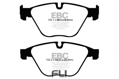 EBC DPX2103 standaard Remblokken
