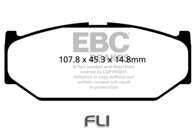 EBC DPX2104 standaard Remblokken