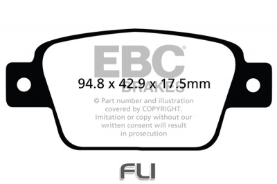 EBC DPX2107 standaard Remblokken