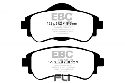 EBC DPX2109 standaard Remblokken