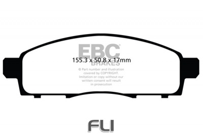 EBC DPX2122 standaard Remblokken