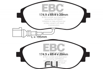 EBC DPX2127 standaard Remblokken