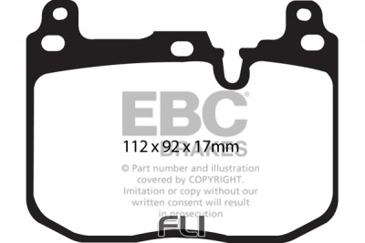 EBC DPX2130 standaard Remblokken