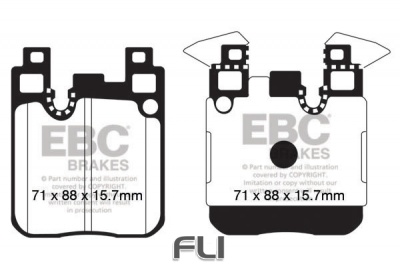 EBC DPX2133 standaard Remblokken