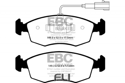 EBC DPX2141 standaard Remblokken