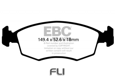 EBC DPX2142 standaard Remblokken