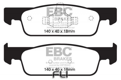 EBC DPX2146 standaard Remblokken