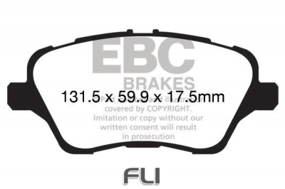EBC DPX2149 standaard Remblokken