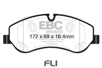 EBC DPX2151 standaard Remblokken