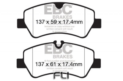EBC DPX2152 standaard Remblokken