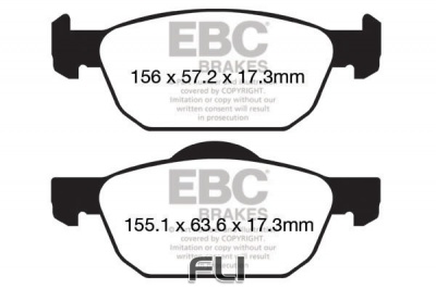 EBC DPX2154 standaard Remblokken