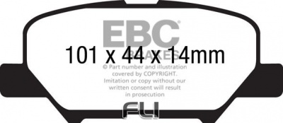 EBC DPX2171 standaard Remblokken