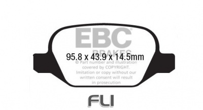 EBC DPX2202 Standaard Remblokken