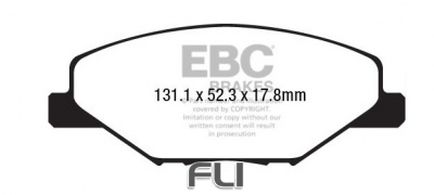 EBC DPX2211 Standaard Remblokken