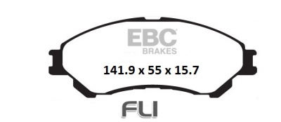 EBC DPX2217 Standaard Remblokken