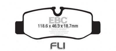 EBC DPX2224 Standaard Remblokken
