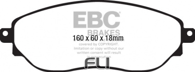 EBC DPX2226 Standaard Remblokken