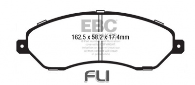 EBC DPX2231 Standaard Remblokken