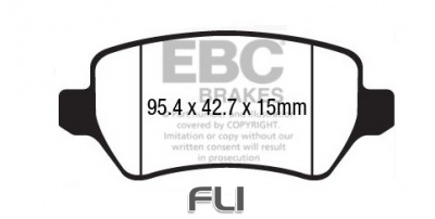 EBC DPX2233 Standaard Remblokken