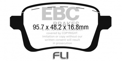 EBC DPX2249 Standaard Remblokken