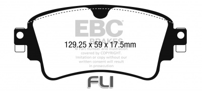 EBC DPX2254 Standaard Remblokken