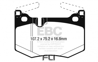 EBC DPX2261 Standaard Remblokken