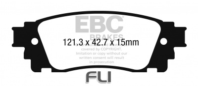 EBC DPX2262 Standaard Remblokken