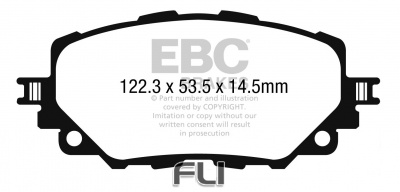 EBC DPX2263 Standaard Remblokken
