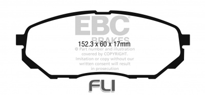 EBC DPX2264 Standaard Remblokken