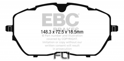 EBC DPX2265 Standaard Remblokken