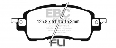 EBC DPX2275 Standaard Remblokken