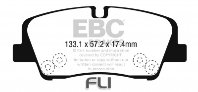 EBC DPX2283 Standaard Remblokken