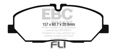 EBC DPX2285 Standaard Remblokken