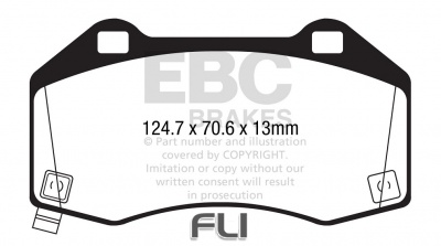 EBC DPX2286 Standaard Remblokken