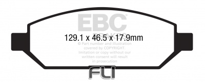 EBC DPX2292 Standaard Remblokken