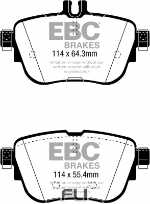 EBC DPX2297 Standaard Remblokken