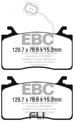 EBC DPX2325 Standaard Remblokken