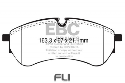 EBC DPX2338 Standaard Remblokken