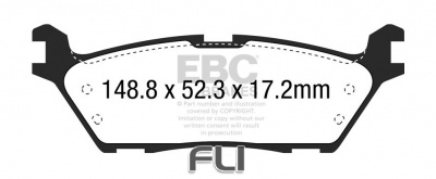 EBC DPX3037 Standaard Remblokken
