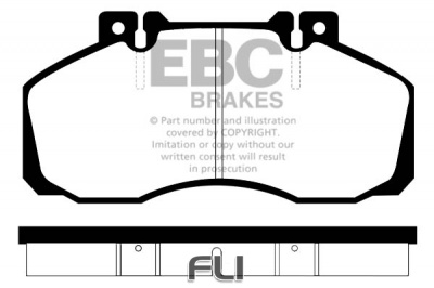 EBC EBD501MP EFI Truck Brake Pad set (4) (FRONT/REAR)