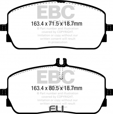 EBC Greenstuff 4x4 Remblokken DP62390
