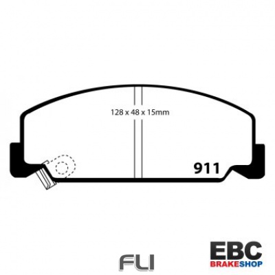 EBC STANDAARD REMBLOKKEN DP911