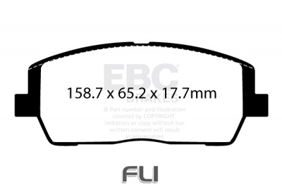 EBC STANDAARD REMBLOKKEN DPX2444