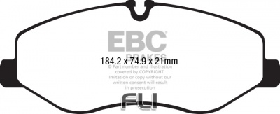 EBC Yellowstuff Remblokken DP42223