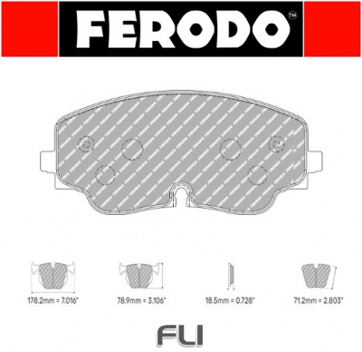 FERODO RACING REMBLOKKEN DS2500 FCP5358H