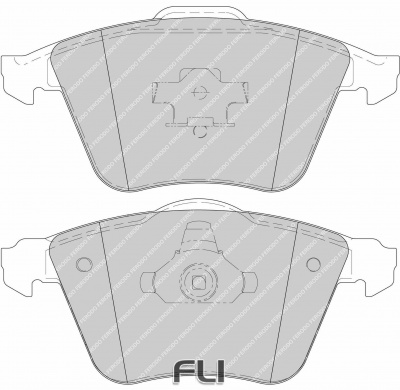 Ferodo Remblok FCP1765H - DS2500