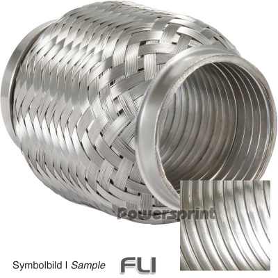 Flexibele Uitlaatpijp 101,6mm (HDD) Lengte 250mm